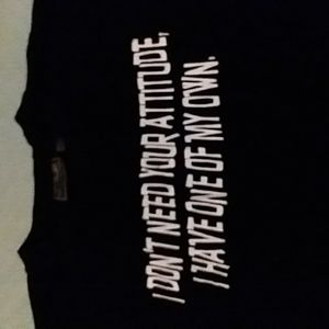 Tshirt with attitude